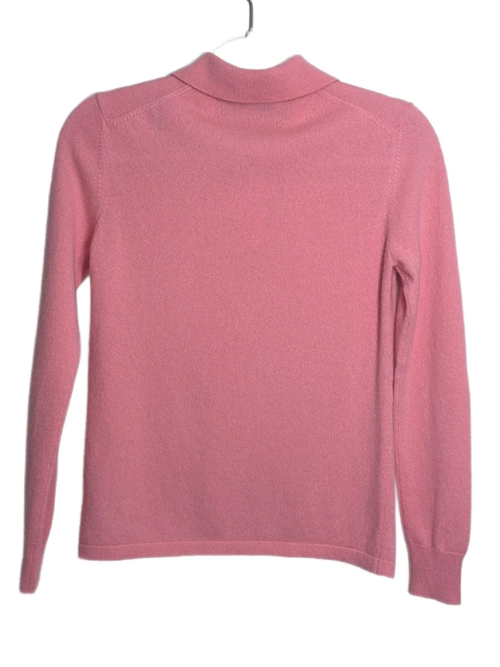 J. McLaughlin Cashmere Polo Sweater in Candy Pink